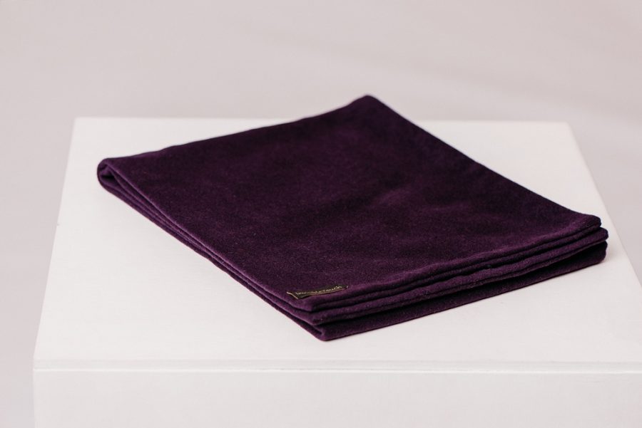 NEW "Magic of violet" wider wool scarf