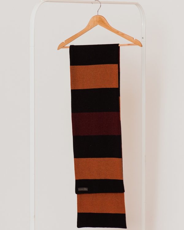 NEW “Softy stripes” double sided soft wool scarf