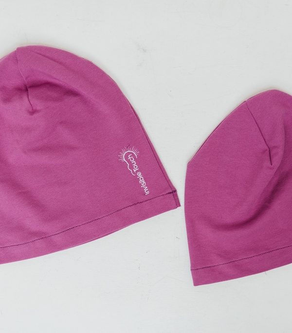 Handmade “Lilac” soft and comfy cotton kid beanie hat