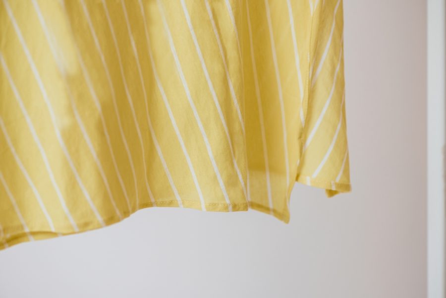 Yellow and white dance extremely thin cotton summer scarf