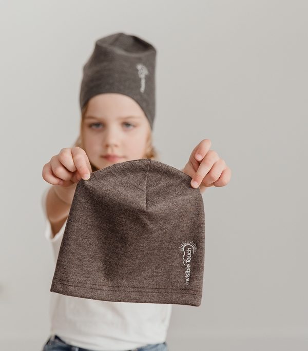 NEW “Brown classic” soft and comfy kid cotton beanie