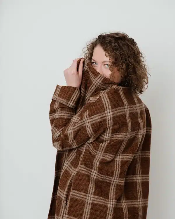 Unique handmade “ALPACA” kimono style soft wool-alpaca coat