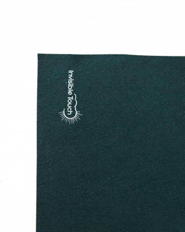 Dark green table mat